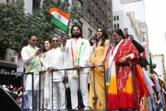 Allu Arjun Leads The Biggest Indian Parade In New York as Grand Marshal