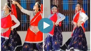 Viral Video: 2 Girls Steal Hearts With Their Amazing Dance on Sapna Choudhary's 'Panghat Door Se Ghana' | Watch