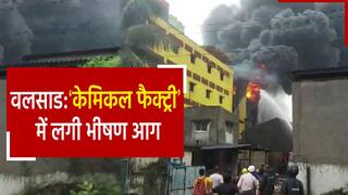 Fire in Chemical Factory: वलसाड जिले के Vapi में आग की चेपट में आई एक Chemical Factory, हुआ लाखों का नुकसान | Watch Video