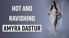Amyra Dastur Bold Looks: Actress Looks Like A Greek Goddess In White Shimmery Gown, Netizens Say ‘Lallantop Look’- Watch Video