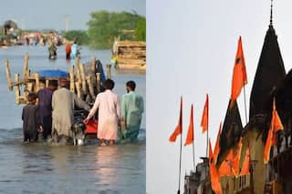 बाढ़ से बेहाल पाकिस्तान में हिंदू मंदिर बना मुसलमानों का शरणस्थल, सैकड़ों लोगों को मिल रहा रोज भोजन