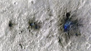 NASA Mars Lander Captures Strikes by 4 Incoming Space Rocks