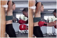 Alaya F Gets Punched In The Stomach During Tough Gym Training Session, Video Viral