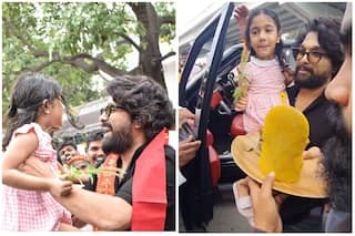 Ganesh Chaturthi 2022: Pushpa Star Allu Arjun In Full Festive Mood As He Bids Adieu To Ganpati Bappa With Daughter Arha, Pics & Videos Go Viral