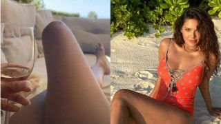 Esha Gupta Chills on The Beach in Bikini, Flaunts Sexy Toned Legs While Vacationing in Spain – Hot Pic