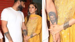 Shehnaaz Gill Keeps Sidharth Shukla Close to Her Heart in These Pics From Her Visit to Lalbaugcha Raja - See Viral Photos