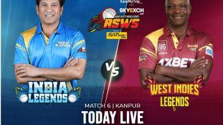 India Legends vs West Indies Legends, Road Safety World Series 2022 Live Streaming: When and Where to Watch Online and on TV