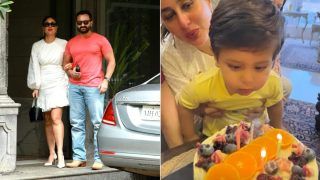 Inside Kareena Kapoor Khan’s Birthday Party: Bebo Cuts Gorgeous Fruit Cake With Jeh in White Dress