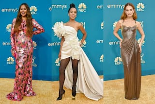 Emmys 2022 Red Carpet: Zendaya, Lily James, Julia Garner Bring Their A-Game - Check Stunning Pics