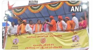 Video: Man Dismantles Mike, Tries to Confront Assam CM Himanta Biswa Sarma on Stage in Hyderabad