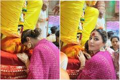 Hina Khan Shares Her Happiness After 'Amazing' Darshan At Lalbaugcha Raja- See Photos