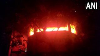Major Fire Erupts in Indore Development Authority Building; Visuals From Spot