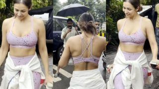 Malaika Arora Oozes Hotness in Lilac Co-Ord Set Outside Gym, Fans Ask 'Why Always at The Gym?' - Watch Viral Video