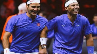 Rafael Nadal's Emotional Goodbye to Roger Federer at Lavers Cup Would Make You Teary-Eyed