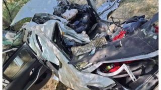 Speeding BMW Sports Car Falls Off Yamuna Expressway Killing 20-yr-old Driver, Co-passenger Wounded