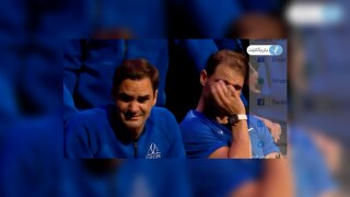 Roger Federer-Rafael Nadal in Tears After Swiss Legend Plays His Last-Ever Game During Laver Cup; Watch VIRAL Video