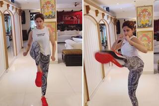 Shamita Shetty Serves Some Monday Motivation With Combat Training Workout - WATCH
