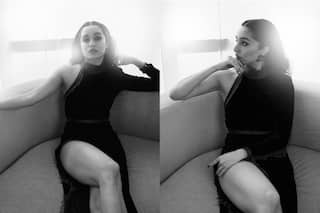 Shraddha Kapoor Burns The Internet in Black Thigh-High Slit Gown- PICS