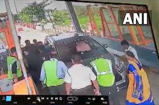 TRS Leaders Vandalise Toll Plaza, Thrash Staff When Asked to Pay Fee | Watch