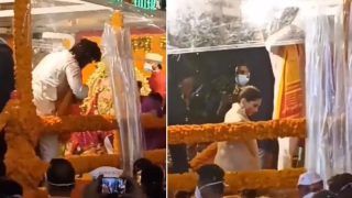 Ganesh Visarjan 2022: Ranveer Singh-Deepika Padukone Dance to 'Deva Shree Ganesha' With The Ambanis - Watch Viral Videos