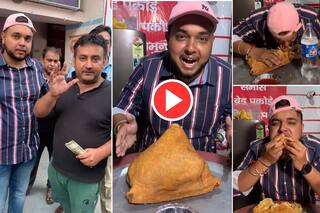 Viral Video: Delhi Blogger Eats 3 Kg Ka Samosa In 5 Minutes, Wins Rs 11,000 Cash. Watch