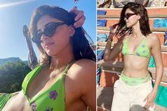Ananya Panday Slays in Rs 5.7K Sexy Green Bikini, Sunbathes in Perfect Italian Mood- HOT Pics