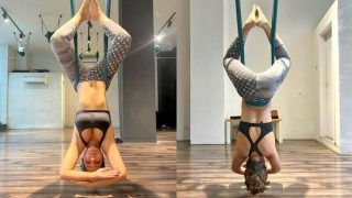 Hina Khan Shares Tough Workout Video And Hangs Upside-Down in Aerial Yoga Pose, Fans Say 'Aapka Jawab Nahi' - Check Viral Post