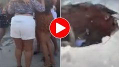 Viral Video Today: अचानक से फटी धरती और 7 लड़कियां अंदर समा गईं, हिला देगा ये वीडियो