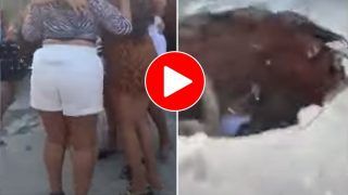 Viral Video Today: एकाएक फटी धरती और 7 लड़कियां अंदर समा गईं, हिलाकर रख देगा नजारा- देखें वीडियो