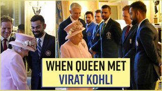 Video: When Queen Elizabeth II Met Ex Indian Cricket Captain Virat Kohli, Netizen's Asked Him To Bring Back Kohinoor