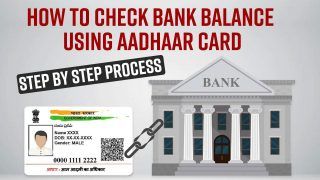 Aadhaar Card Update: How To Check Bank Balance Using Aadhaar Card? Step By Step Guide | Watch Video