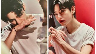 BTS V Aka Kim Tae-hyung Wears Read Lipstick in New Pictures And This is How ARMY is Going Bonkers - Check Twitter Reactions