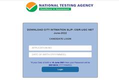 CSIR UGC NET 2022 Exam City Intimation Slip Released at csirnet.nta.nic.in; Direct Link Here