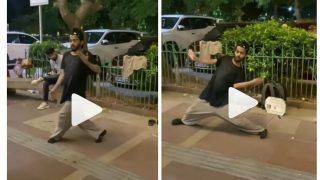 Viral Video: Man Dances to Papon's Humnava at Delhi's Connaught Place, Internet Praises Him | Watch