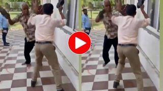 Viral Video: Men Beat Each Other With Slippers While Fighting Aggressively, Watch What Happens Next