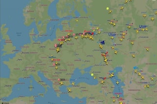 Here's Where The Flights Leaving Russia Going