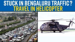 Stuck in Bengaluru Traffic? Now Travel Via Helicopter in The City - Watch Video to Know How