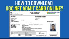 UGC NET 2022 Admit Card Released, Here's How To Download It Online - Watch Video