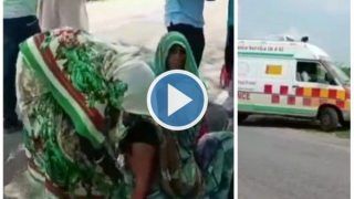Caught on Camera: Ambulance Driver Leaves Pregnant Woman on Road After Family Fails To Pay Rs 1,000 | Watch
