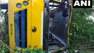 School Bus Carrying 40 Children Meets With Accident In MP's Rahatgarh, 1 Student Killed