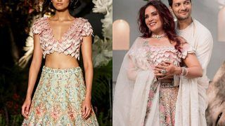 Bride Richa Chadha Stuns in 3D-Embroidered Lehenga Worth Rs 3,80,000 During Pre-Wedding Festivities, See Stunning Pics