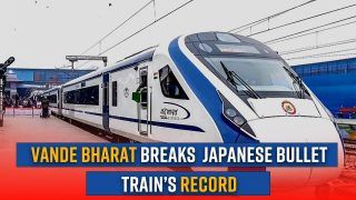 With 100 KMPH Speed In 52 Seconds, Vande Bharat Express Beats Japanese Bullet Train | Watch Video