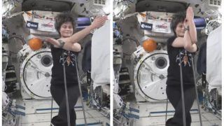 Viral Video: Astronaut Does Yoga in Space & Strikes 'Garudasana' Pose, Netizens Are in Awe | Watch
