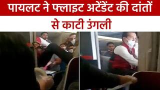Pilot Bites Finger: पायलट ने दांतों से काट ली फ्लाइट अटेंडेंट की उंगली, प्लेन की करानी पड़ी इमरजेंसी लैंडिंग | Watch Video