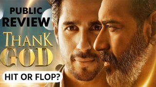 Thank God Public Review: चित्रगुप्त बन जिंदगी की सिख दे गए अजय देवगन, जानें क्या है पब्लिक रिव्यू और कितनी है पहले दिन की कमाई | Watch Video