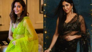 Anushka Sharma v/s Katrina Kaif Fashion Faceoff: Who Wore The Sheer Sparkly Sabyasachi Saree Better?