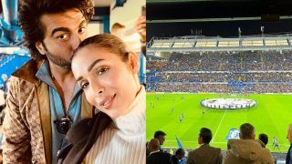 Malaika Arora – Arjun Kapoor Can’t Keep Calm During LIVE Chelsea Match in London, See Happy Pics