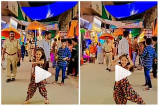 Little Girl Dances to Shamshera Song Ji Huzoor on Crowded Street, Her Confidence Wins Hearts | Watch