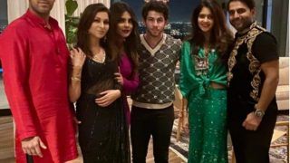 Priyanka Chopra Poses With Nick Jonas at Diwali Party in LA, Looks Adorable as Ever in This Unseen Picture- See PIC