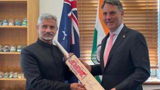 विदेश मंत्री एस जयशंकर की ऑस्‍ट्रेलिया यात्रा पर विराट ने भी बटोरी सुर्खियां, बल्‍ला बना वजह
